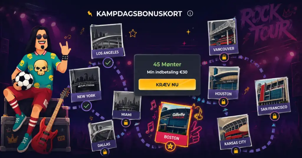 Rolling Slots kampdagsbonus til sport