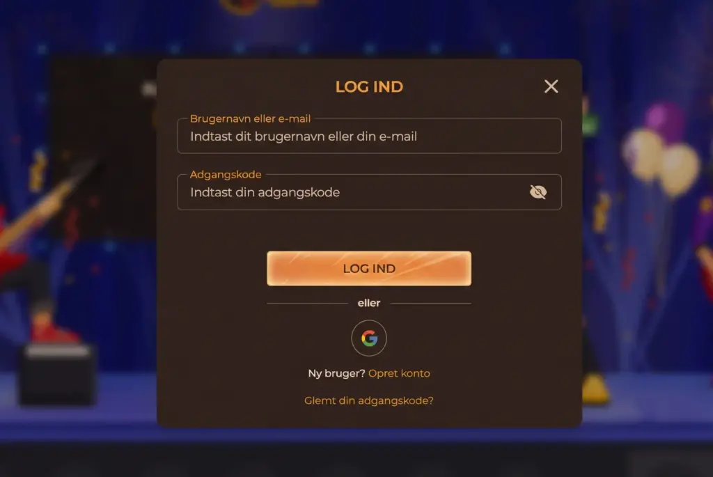 Log ind på din danske casino konto