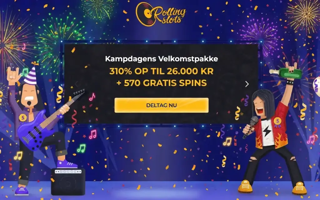 Tilmeld dig og få velkomstbonus