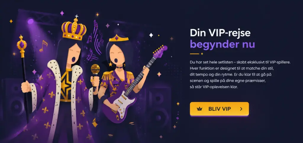 Start din VIP rejse på casinoet